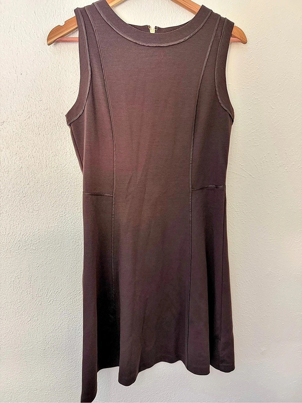 Michael/Michael Kors Brown Sleeveless Midi Dress Like New